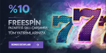 Betmatik %10 Free Spin ile Haftaya Extra kazanç ile başla! betmatik-freespin