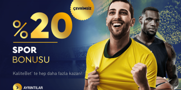 Kalitebet %20 Çevrimsiz Spor Yatırım Bonusu kalitebet-spor
