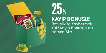 Betkolik %25 Kayıp Bonusu betkolik-kayip