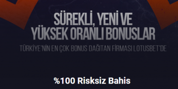 Lotusbet %100 Risksiz Bahis Bonusu lotusbet-risksiz