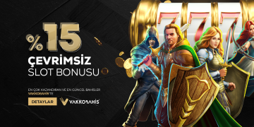 Vakkobahis %15 Çevrimsiz Slot Bonusu vakkobahis-slot-cevrimsz