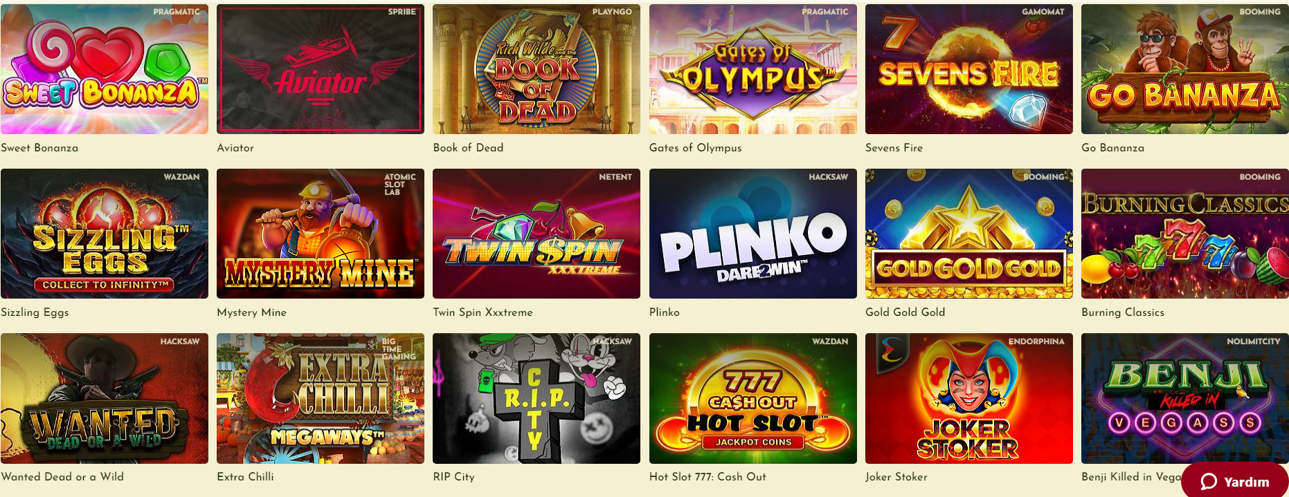 betelli casino oyunlari